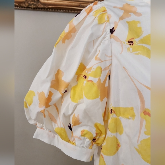 A New Day Yellow Floral Dress - Picture 4 of 5